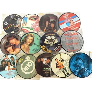 1980s 45 RPM Picture Discs with Pete Townshend, Blondie, The Clash, Who, More