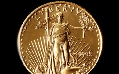 1992 $50 Gold American Eagle One Ounce Coin