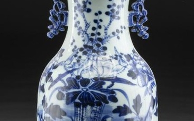 19th C. Chinese Qing Dynasty Glazed Pottery Vase