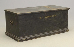 19th c. Hudson Valley Blanket Box