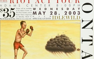 2003 Pearl Jam Montana Concert Poster