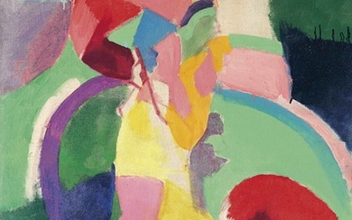 Robert Delaunay (1885-1941), Femme à l?ombrelle ou La Parisienne