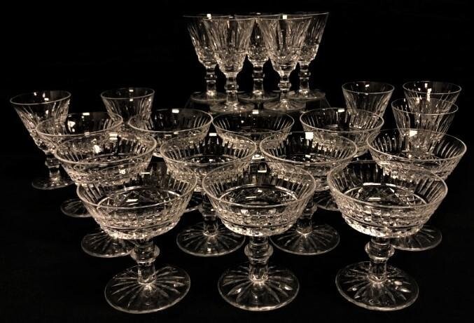 21 PIECES - WATERFORD CRYSTAL TRAMORE STEMWARE