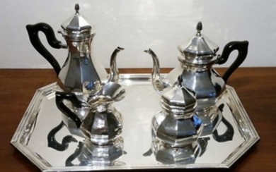 Coffee and Tea Service - .800 silver - Italy - 1950-1999