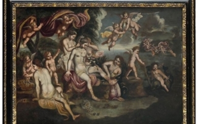 Neapolitan school, 17th century The Toilet of Venus Oil on...