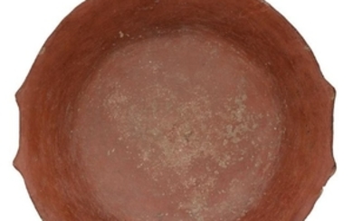 10" D. Quapaw Bowl with decorative rim. New Madrid Co