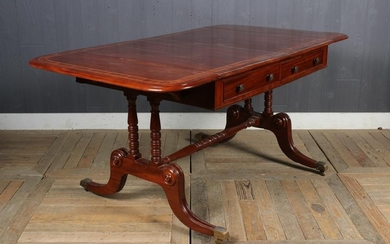 19th C George III Style Sofa Table