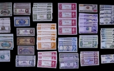 285pc Bolivia Banknotes UNC