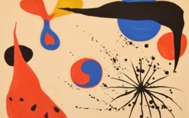 Alexander Calder (1898-1976) - Alexander Calder "Yin Yang" Lithograph, Signed