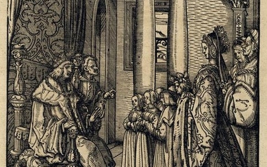 Burgkmair, Il re riceve sua figlia... 1775