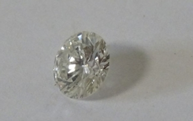 Diamant sur papier d'env. 1,7 cts J VS 2 SI.