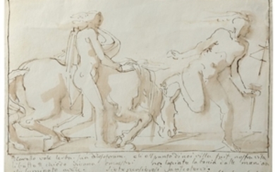 Fortunato Duranti (1787-1863), Coppia di figure con