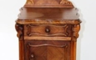 French Louis XV style walnut chevet