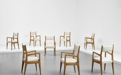 Gio Ponti, Set of eight dining chairs
