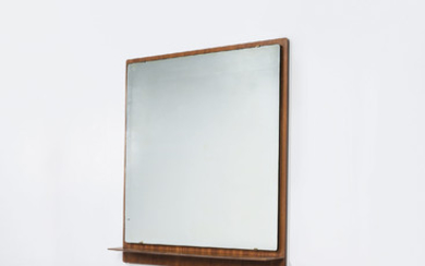 GIO PONTI (1891-1976), A UNIQUE WALL MOUNTED MIRROR AND SHELF, DESIGNED FOR A PRIVATE COMMISSION, MILAN, CIRCA 1956
