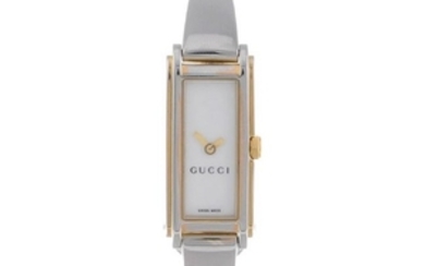 GUCCI - a lady's 109 bracelet watch. Bi-colour case.