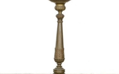 An Italian Baroque style tole floor lamp