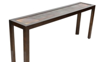 John Widdicomb - Copper Sofa Table