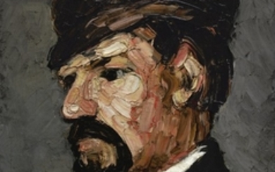 L'ONCLE DOMINIQUE EN CASQUETTE, Paul Cézanne