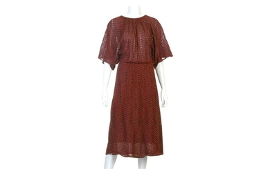 Missoni Red and Gilt Dress