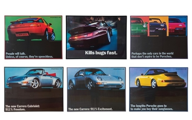 Porsche Promotional Framed Posters