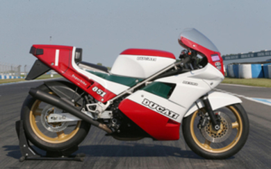 The property of Alan Cathcart, 1987 Ducati 851 'SUPERBIKE EDIZIONE 11/1987' RACING MOTORCYCLE, Frame no. ZDM851S850009 Engine no. ZDM851W4B000445