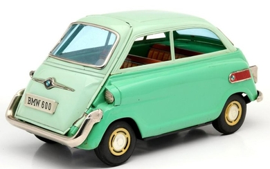 A RARE 1950s BMW 600 'ISETTA' TIN TOY MADE IN JAPAN