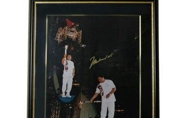 SIGNED Muhammad Ali Olympic Games Autograph Photo