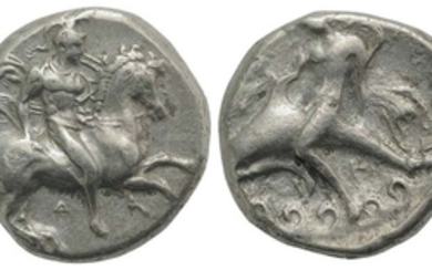 Southern Apulia, Tarentum, c. 335-333 BC. AR Nomos (20mm, 7.79g,...