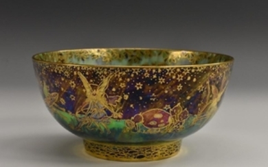 A Wedgwood Fairyland Lustre bowl, designed by Daisy