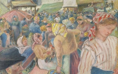 Camille Pissarro (1830-1903), Marché à la volaille, Pontoise