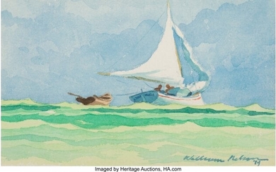 28027: William Nelson (American, b. 1942) A Breezy Sail