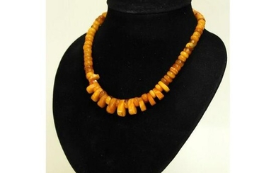 32 g. butterscotch Baltic amber set of necklace