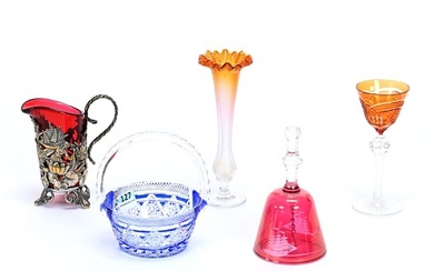 (5) Assorted Glass Items