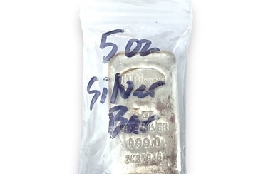 5 oz. Silver Bullion Bar