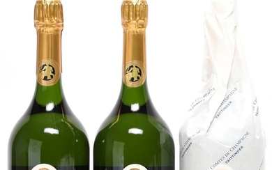 6 bts. Champagne Blanc de Blancs “Comtes de Champagne”, Taittinger 2007 A (hf/in). Oc.