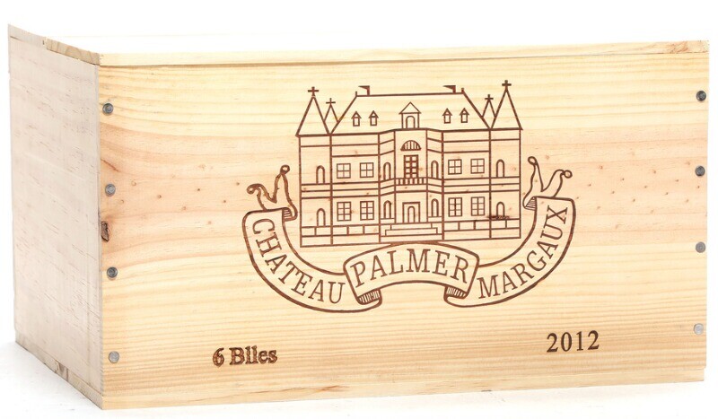6 bts. Château Palmer, Cantenac - Margaux. 3. Cru Classé 2012 A (hf/in). Owc.