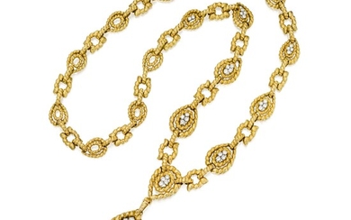 Gold and Diamond Pendant-Necklace, David Webb