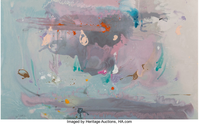 Helen Frankenthaler (1928-2011), Grey Fireworks (2000)