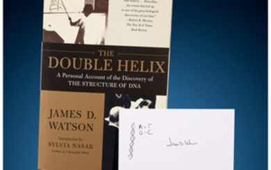 "DNA" Sketch Signed by James Watson James Watson...
