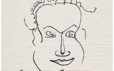 77027: Alexander Calder (1898-1976) Portrait of Giovann