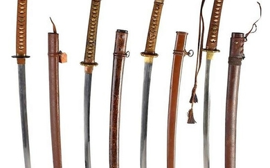 Four Samurai Swords
