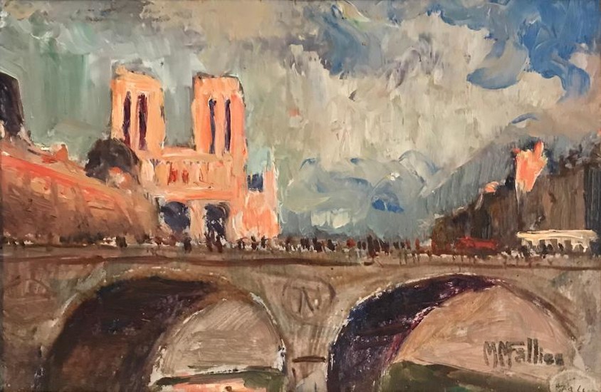 Maurice Fallies: Notre Dame Paris 1950's