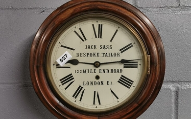 A 19th century wall clock, Dia. 37cm.