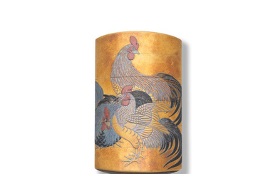 A GOLD-LACQUER FIVE-CASE INRO Meiji era (1868-1912), late 19th/early 20t...