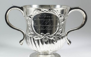 A George I Silver Two-Handled Cup, by Richard Green,...
