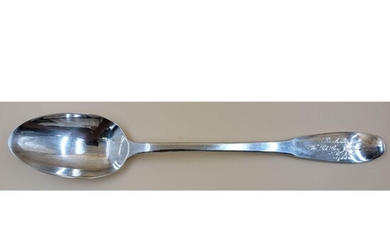 A Gorham Silver-plated Spoon Mark Jabez Bowen 1780