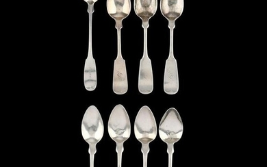 A Grouping of Alabama Coin Silver Teaspoons