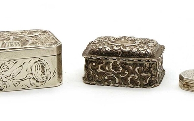 A Hanau silver box