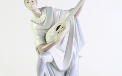 A Large Lladro Figure of A Musician (H 48cm)